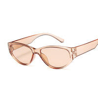 Cat Eye Sunglasses Women Mirror Sun Glasses Ladies Round Lens Shades for Female Eyewear UV400