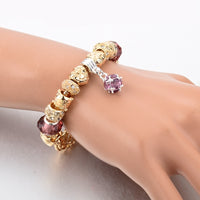 Gold Bracelet for Women Crystal Bracelet Gold Chain Bracelets Bangles Luxury Jewelry