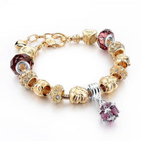 Gold Bracelet for Women Crystal Bracelet Gold Chain Bracelets Bangles Luxury Jewelry