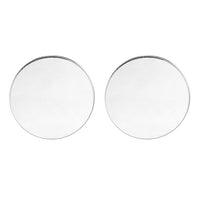 Round Kroean Drop Earrings for Women Gold Black White Enamel Statement Earrings