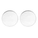 Round Kroean Drop Earrings for Women Gold Black White Enamel Statement Earrings