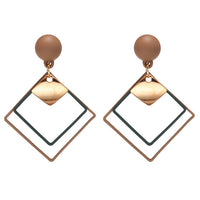 Women Drop Earrings Puck Statement Dangle Earring Boho Earrings