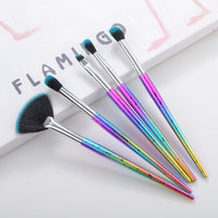 5Pcs Colorful Makeup Brush Sets Eye Shadow Eyeliner Brushes Sets Kits Tools