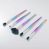 5Pcs Colorful Makeup Brush Sets Eye Shadow Eyeliner Brushes Sets Kits Tools