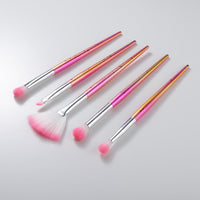 5Pcs Colorful Makeup Brush Sets Eye Shadow Eyeliner Brushes Sets Kits Tools