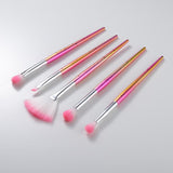 5Pcs Colorful Makeup Brush Sets Eye Shadow Eyeliner Brushes Sets Kits Tools