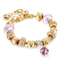 Crystal Gold Owl Tortoise Bracelets Bangles for Women Charm Animal Bracelets Jewelry Handmade Gold Bracelet