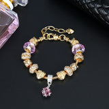 Crystal Gold Owl Tortoise Bracelets Bangles for Women Charm Animal Bracelets Jewelry Handmade Gold Bracelet