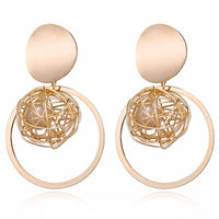 Statement Earrings Big Geometric Earrings for Women Hanging Dangle Earrings Drop Earing