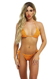 Micro Bikini Set Handmade Crochet G Thong String Beach Micro Swimwear Sexy Lingerie Sets