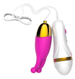 12 Speed Fantasy Jumping Egg G Spot Dildo Vibrator for Women Vagina Clitoris Massager