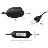 Dual Vibrating Egg USB Bullet Vibrator Clitoris Stimulator 12 Speed for Woman Masturbation Adult Product