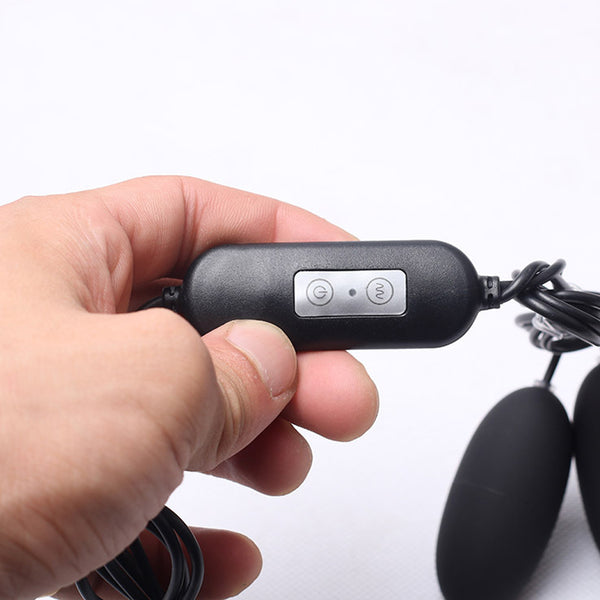 Dual Vibrating Egg USB Bullet Vibrator Clitoris Stimulator 12 Speed for Woman Masturbation Adult Product
