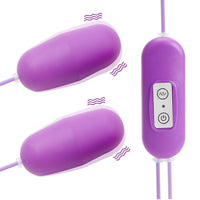 Dual Vibrating Egg USB Bullet Vibrator Clitoris Stimulator 12 Speed for Woman Masturbation Adult Product