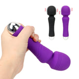 10 Frequency AV Stick Strong Vibrator Magic Wand Masturbation Clitoris Stimulator for Women Waterproof