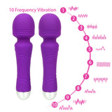 10 Frequency AV Stick Strong Vibrator Magic Wand Masturbation Clitoris Stimulator for Women Waterproof