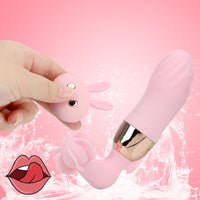 12 Frequency Masturbation Up Rotation Rabbit Vibrator Remote Control Vibrator for Woman Clitoris Stimulator