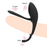 Vibrating Penis Ring Anal Vagina Stimulation Male Cock Ring 7 Speed G-spot Vibrator for Men Couples Flirt