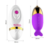 12 Speeds G Spot Vibrator Vagina Massager Bullet Vibrating Egg Remote Control for Women