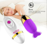 12 Speeds G Spot Vibrator Vagina Massager Bullet Vibrating Egg Remote Control for Women