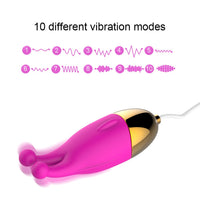 Powerful Vibrating Egg Vagina Ball G Spot Massager Vibrator 10 Speeds for Women Clitoris Stimulator