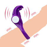 Vibrators Cock Ring Vibrating Penis Rings Delay Ejaculation Male Chastity Device for Men Clitoris Stimulate