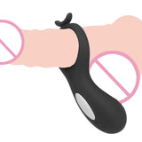G spot Vibrator Delay Ejaculation Vibrating Cock Ring 10 Speed Penis Ring for Men Couple Clitoris Stimulator