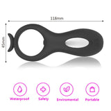 G spot Vibrator Delay Ejaculation Vibrating Cock Ring 10 Speed Penis Ring for Men Couple Clitoris Stimulator