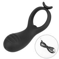 G spot Vibrator Delay Ejaculation Vibrating Cock Ring 10 Speed Penis Ring for Men Couple Clitoris Stimulator