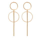 Bohemia Statement Earrings for Women Handmade Natural Wooden Long Earring Wedding Bridal