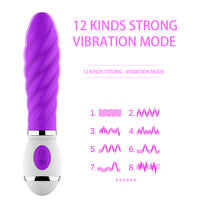 Dildo Vibrator 360 Degree Rotation for Women Clitoral G Spot Stimulator Masturbator 12 Speed Magic Wand