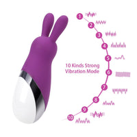 Clitoris Vagina Stimulation Silicone Three Head Vibrator for Woman G-spot Body Massage 10 Speed Masturbation