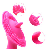 Clit Massage for Woman Clitoris Stimulator Tongue Vibrator Powerful Nipple Oral Licking Vibrator Adult