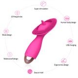 Clit Massage for Woman Clitoris Stimulator Tongue Vibrator Powerful Nipple Oral Licking Vibrator Adult
