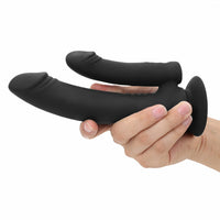 G spot Double Dildo Vibrators Clitoris Stimulate Anal Plug Clitoris Stimulator Silicone Waterproof