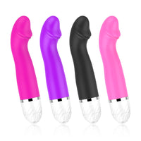 Dildo Vibrator G-spot Clitoris Stimulate Strong Vibration AV Stick Vagina Massager Silicone for Women