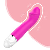 Dildo Vibrator G-spot Clitoris Stimulate Strong Vibration AV Stick Vagina Massager Silicone for Women
