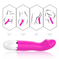Dildo Vibrator G-spot Clitoris Stimulate Strong Vibration AV Stick Vagina Massager Silicone for Women