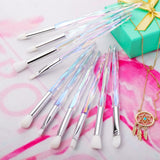 Eye Brush Diamond Makeup Brushes Set Eye Shadow Lip Eyebrow Brushes High Quality Professional Lip Eyeliner Tools