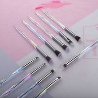 Eye Brush Diamond Makeup Brushes Set Eye Shadow Lip Eyebrow Brushes High Quality Professional Lip Eyeliner Tools