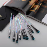 Eye Brush Diamond Makeup Brushes Set Eye Shadow Lip Eyebrow Brushes High Quality Professional Lip Eyeliner Tools