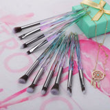 Eye Brush Diamond Makeup Brushes Set Eye Shadow Lip Eyebrow Brushes High Quality Professional Lip Eyeliner Tools