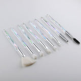 Eye Brush Diamond Makeup Brushes Set Eye Shadow Lip Eyebrow Brushes High Quality Professional Lip Eyeliner Tools