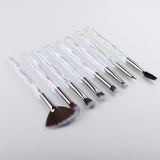 Eye Brush Diamond Makeup Brushes Set Eye Shadow Lip Eyebrow Brushes High Quality Professional Lip Eyeliner Tools