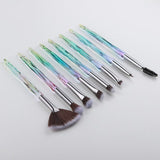 Eye Brush Diamond Makeup Brushes Set Eye Shadow Lip Eyebrow Brushes High Quality Professional Lip Eyeliner Tools