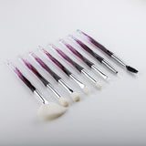 Eye Brush Diamond Makeup Brushes Set Eye Shadow Lip Eyebrow Brushes High Quality Professional Lip Eyeliner Tools