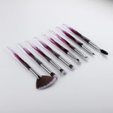 Eye Brush Diamond Makeup Brushes Set Eye Shadow Lip Eyebrow Brushes High Quality Professional Lip Eyeliner Tools