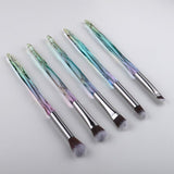 Eye Brush Diamond Makeup Brushes Set Eye Shadow Lip Eyebrow Brushes High Quality Professional Lip Eyeliner Tools