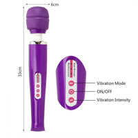 Magic Wand AV Stick for Women Clit Stimulator Breast Massager Big Size Vibrator Dildo 12 Speed