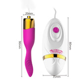 12 Speeds G Spot Massager for Women Tongue Licking Vibrator Clitoris Stimulator Powerful Vibrating Egg